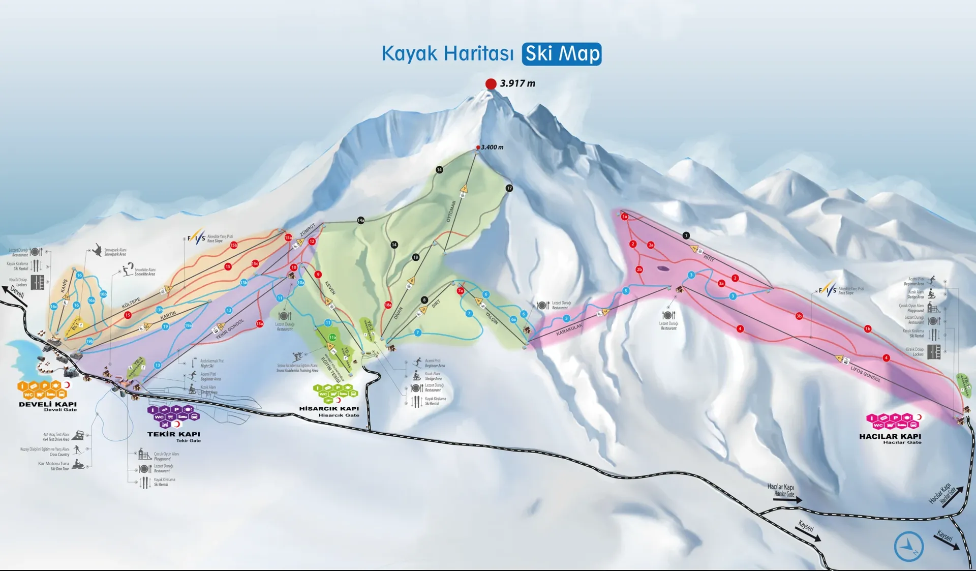 Зимний отдых в Монголии горнолыжный курорт скай резорт «Sky resort»